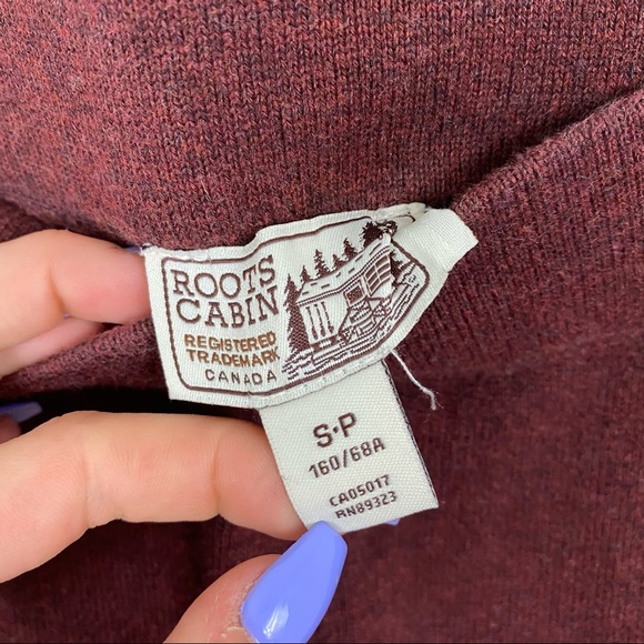 ROOTS CABIN Burgundy Thick High Waist Leggings - Picture 3 of 7